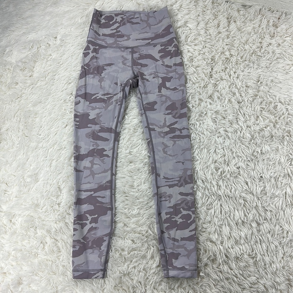 Lululemon Wunder Under High-Rise Tight 25" *Luxtreme Incognito Camo Jacquard Ice
